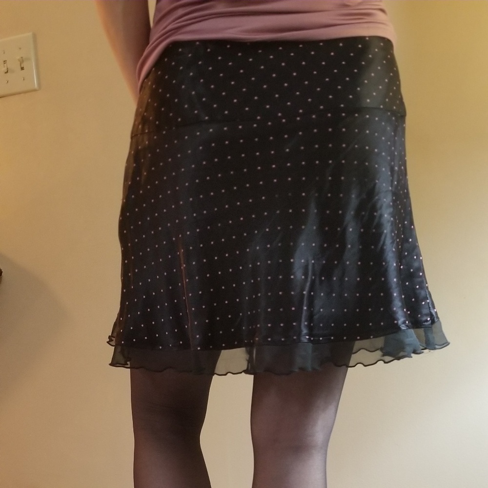 Skater polla dot skirt